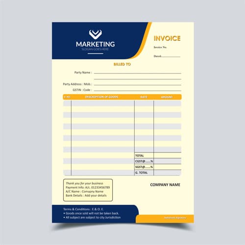 Bill Book Design 3