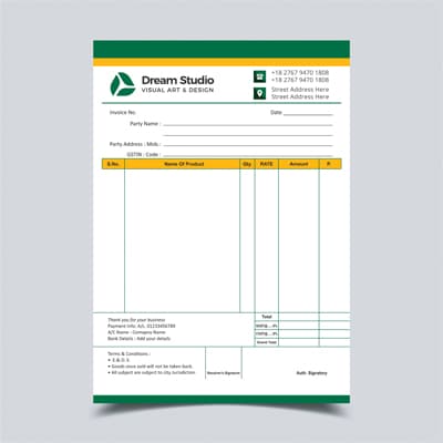 Bill Book Design 4